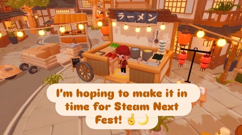 Lunahasrett's tweet photo. I know it took a little time, but Iโm so excited to finally share Yatai Talee with you in its cutest, most polished form. ๐โจ
Hopefully I can make it in time for Steam Next Fest! ๐ค๐
What do you think so far? ๐
#YataiTalee #IndieGame #CozyGame https://t.co/BQtTDT2p6W