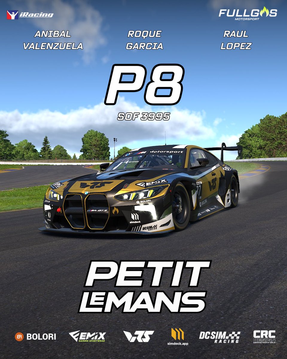 FullGasMS's tweet photo. Resultados de la Petit Le Mans en el circuito de Road Atlanta.
Menuda resistencia, de los mejores eventos del año sin duda🔥

Grandes resultados de todos los equipos y casi acariciamos el podio por primera vez en un evento especial en la categoría GTP! https://t.co/oYKhExo1xk