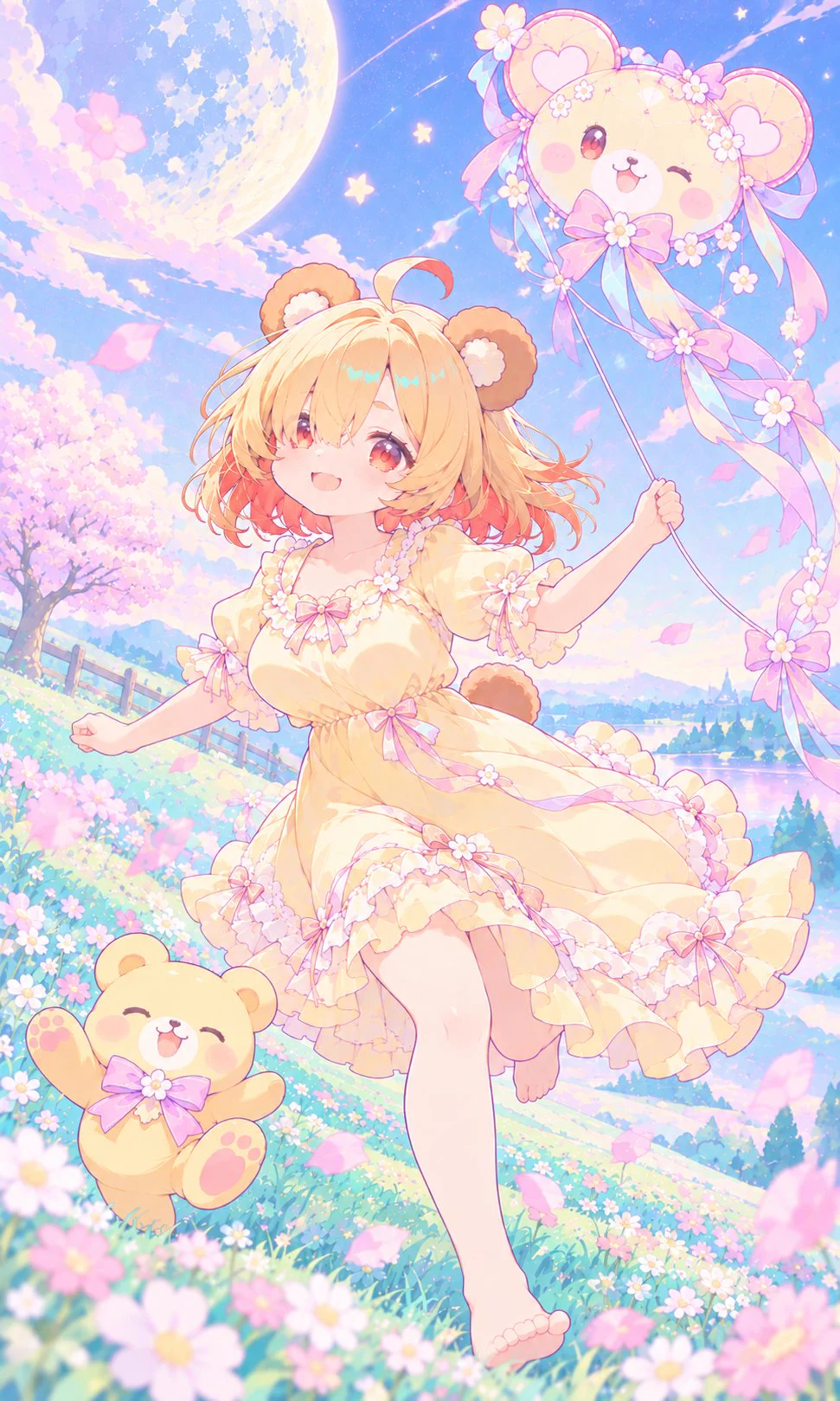 お月様大好き♡ゆめかわカラフルくま 涼月かずな(Kazuna Suzutsuki)@どりーみー☆組 on X: 