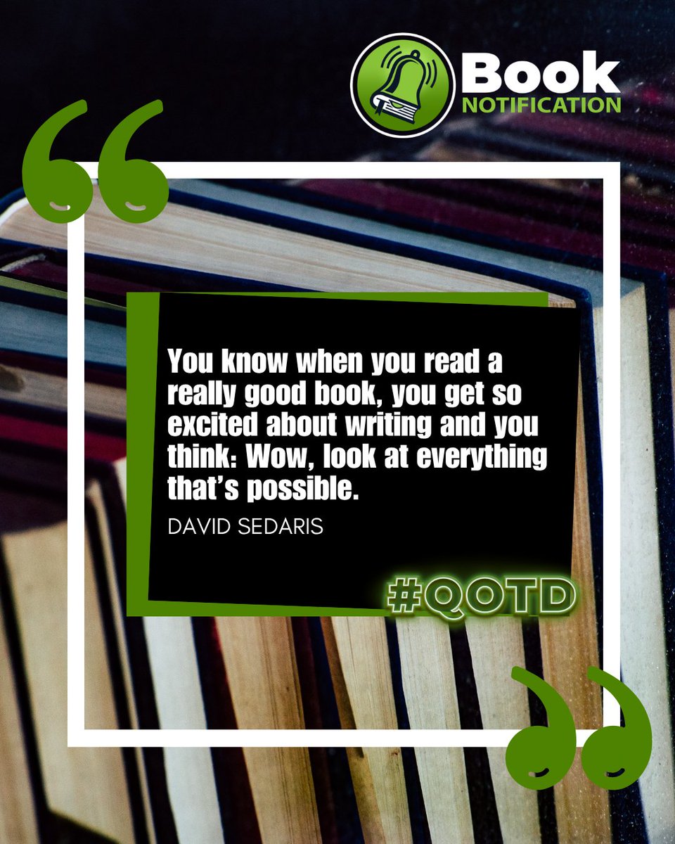 BookNotify's tweet photo. QOTD๐ฌ
#qotd #quotes #getnotified https://t.co/8nDQq0HvGI