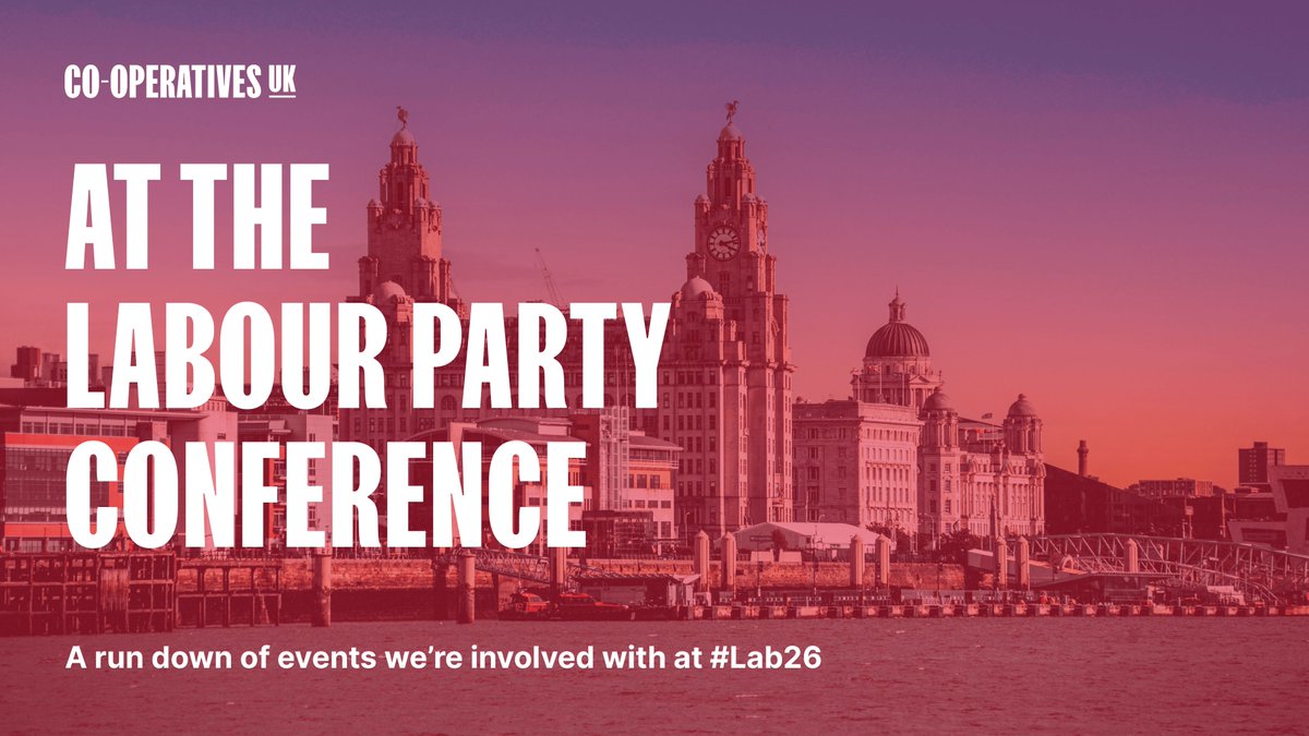CooperativesUK's tweet photo. @RoseMarley1 Monday 28/09
• Fringe session: Power in Place, 10:15am, Revolution Bar, Albert Dock
• Roundtable: Delivering Good Growth: How Do We Unlock the Potential of the Mutual Sector? 3:30pm, Malmaison Hotel

Rose and our Policy team are there across the event, so say hello! #Lab26 https://t.co/F2W6JsZNOY