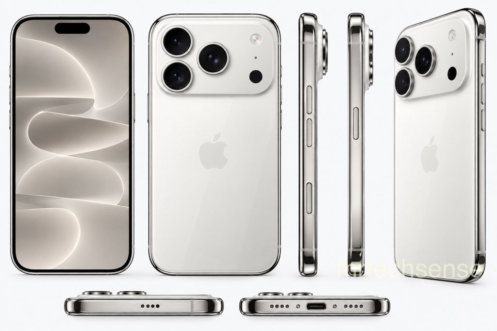 mrtechsense's tweet photo. I think this is what the iPhone 20 Pro could look like.

A full glass back with the camera island smoothly curving into the body, paired with polished metal rails.

It would fit perfectly with Apple’s all-glass philosophy while bringing back premium feel the Pro iPhones once had. https://t.co/sUqIgenQIf