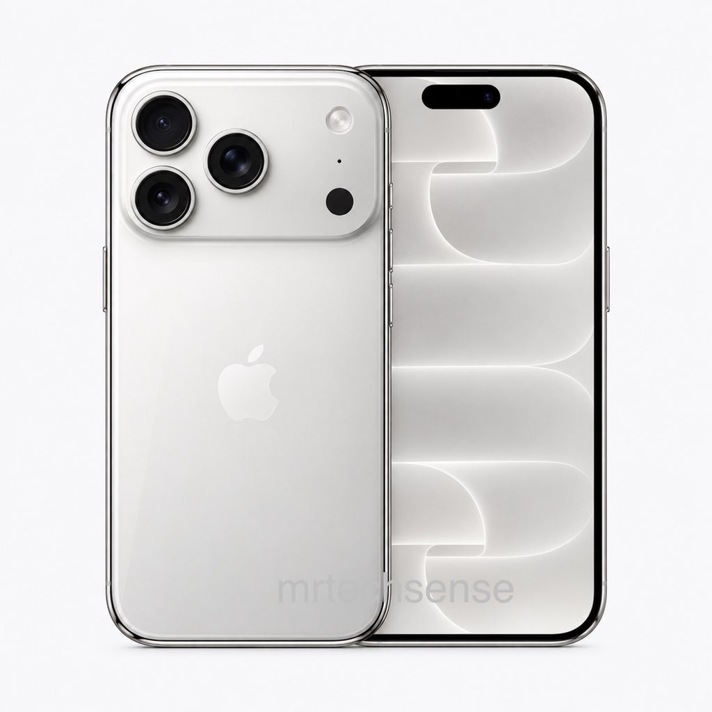 mrtechsense's tweet photo. I think this is what the iPhone 20 Pro could look like.

A full glass back with the camera island smoothly curving into the body, paired with polished metal rails.

It would fit perfectly with Apple’s all-glass philosophy while bringing back premium feel the Pro iPhones once had. https://t.co/sUqIgenQIf
