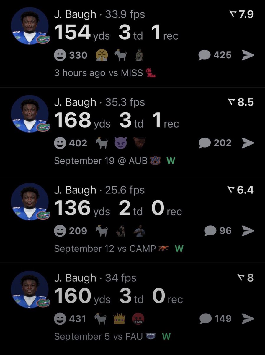 BartolomeuG6's tweet photo. This shit actually needs to be studied. #Baugh #Heisman https://t.co/CIT9tPJ5D4
