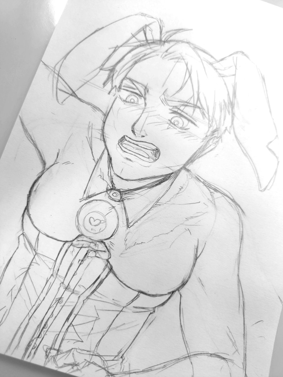 jun_0608ggg's tweet photo. なんか一生懸命半乳ムチムチバニー描いてたら知らん間に👁️が気持ちよさそうに挟まってたよ… https://t.co/3qygIDHaye