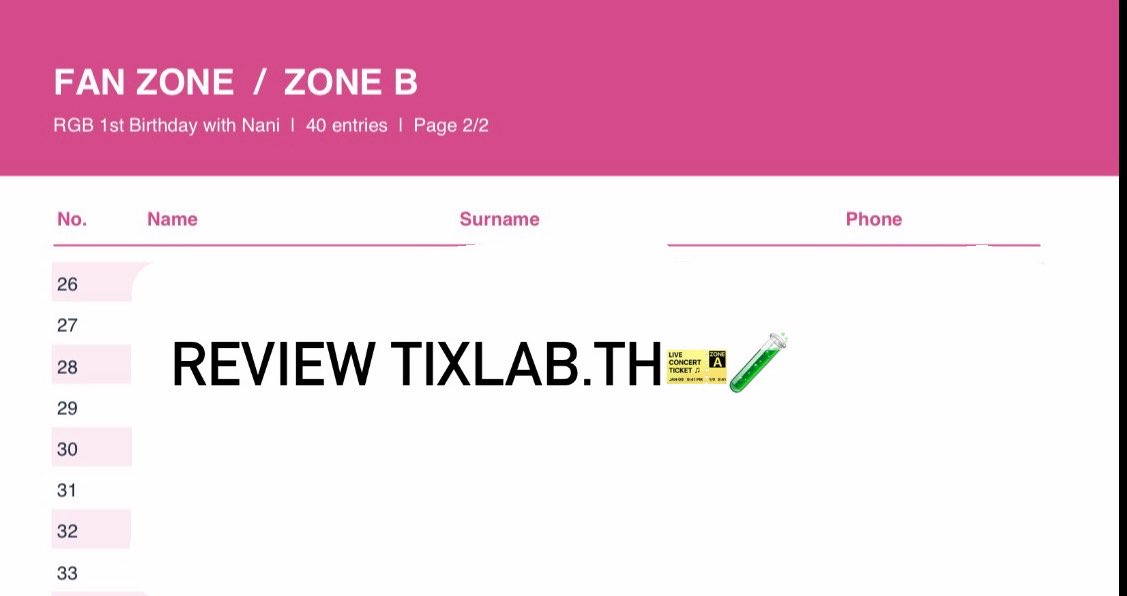 TIXLABTH's tweet photo. รีวิวงาน #HisenseRGBMiniLEDxNani
⭐️ TIX LAB 🎫🧪
กรอกฟอร์ม FAN ZONE (ZONE B)
ได้ลำดับ 2x (จาก 40 ที่)
ส่งลูกค้าไปหานานิแล้ว ขอบคุณลูกค้ามากๆค่ะ🙇🏻♀️🙏🏻 #TIXLABxREVIEW https://t.co/AT0L7eE8hA