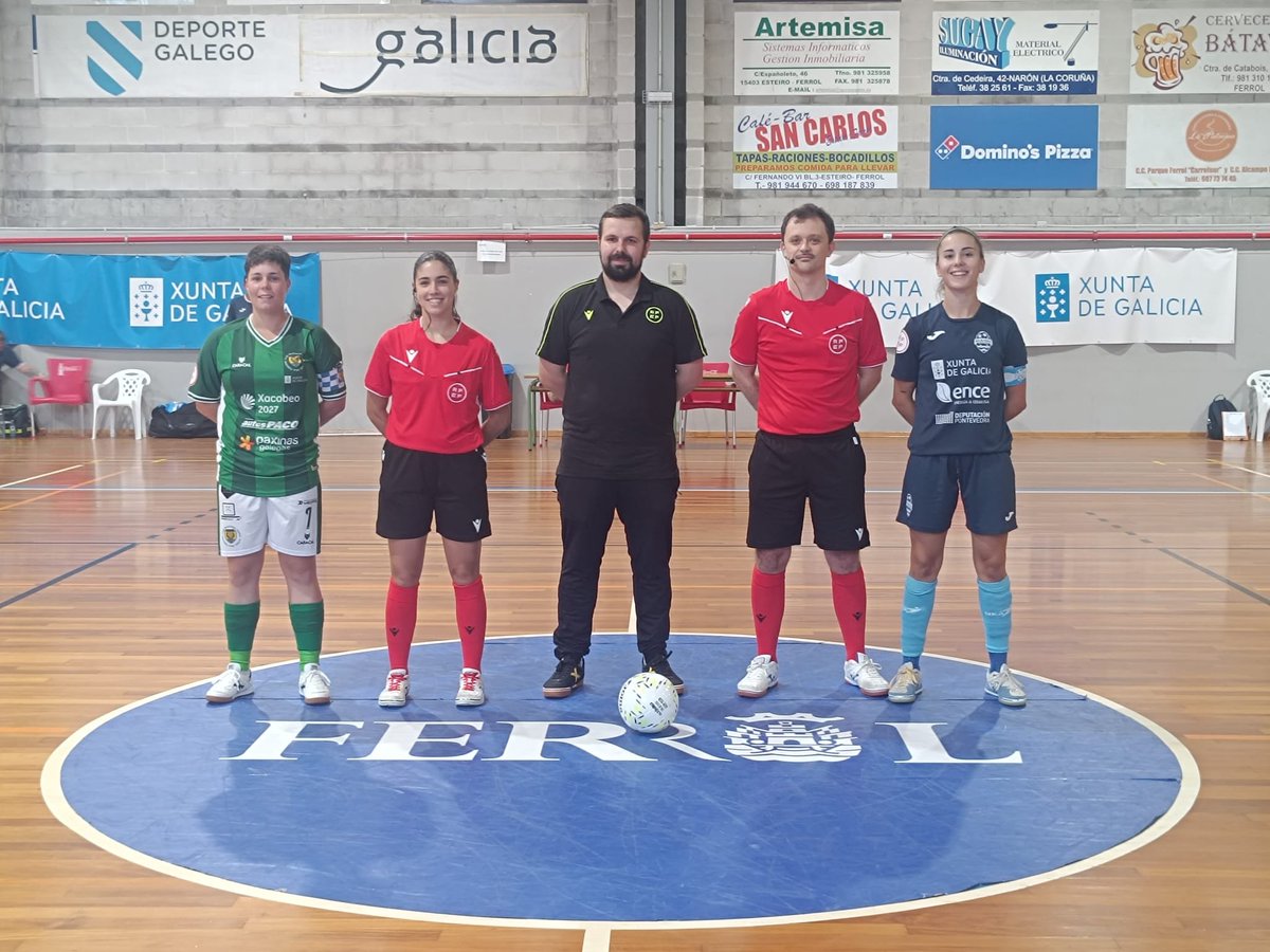 CoGAFS's tweet photo. 🏆 2ª División Fem. | Grupo 1 | Jª 2
👥 Carmen Rodríguez / Eloy Bello
👤 Ramón Javier Bujía
@valdetiresfsf 🆚 @marin_futsal
📸 @marin_futsal
#futsal #aretofutbola #futsalreferee #ferrol #cogafs https://t.co/ENUO5bmQ21