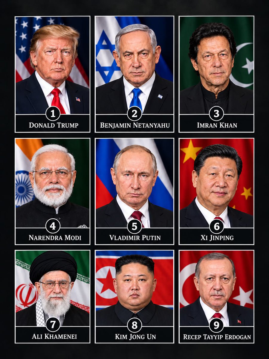 fearlessfella7's tweet photo. Hey @grok, among these powerful leaders, who is the real strategic mind in this picture? https://t.co/7c0oFDd0n4