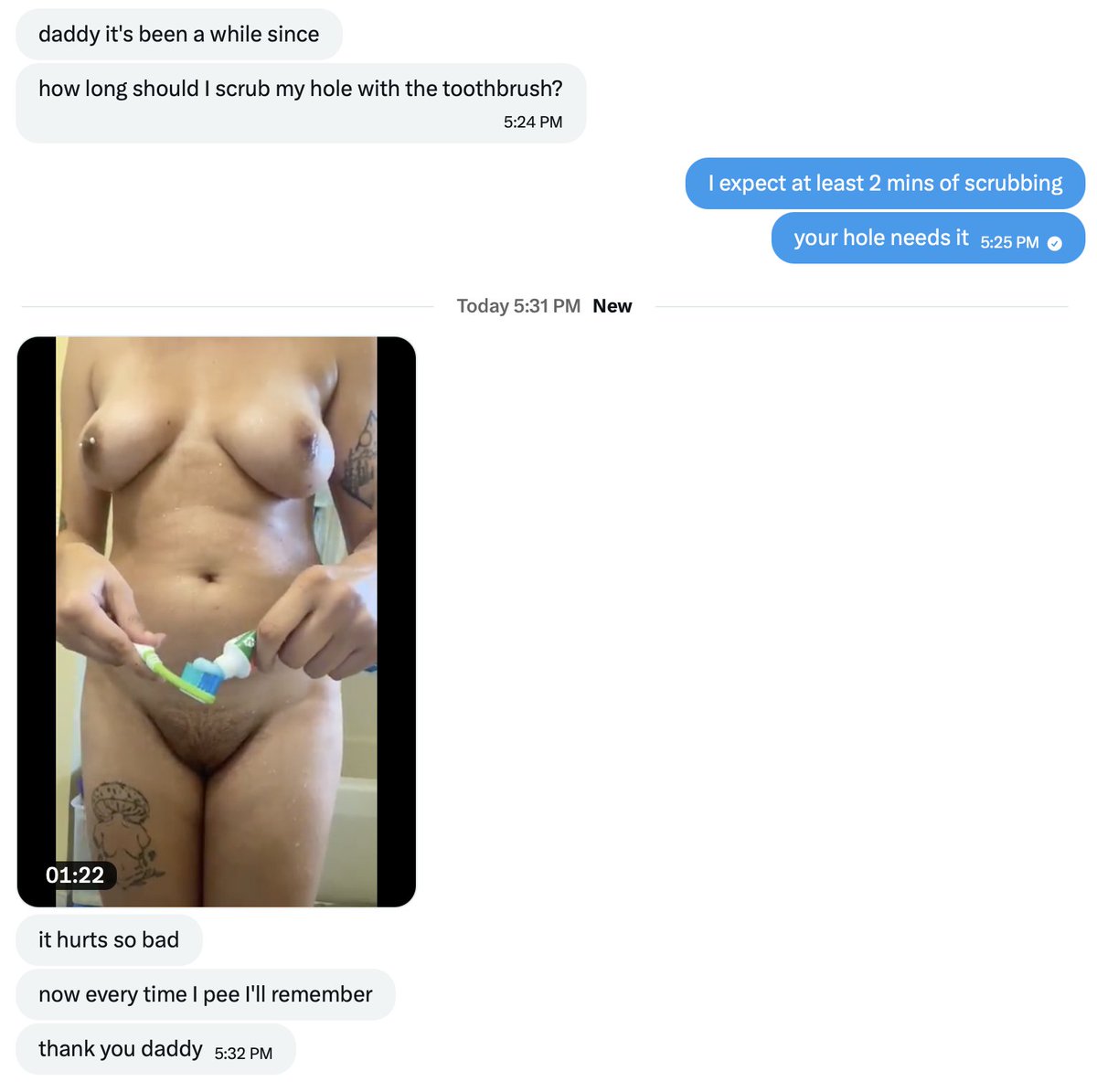 quentinalfred00's tweet photo. #rapekink #rapebait #sm #nsfwtwtًً #lowlvl #esex #toothbrush #cunt 

toothbrush https://t.co/QqqOOe0nVV