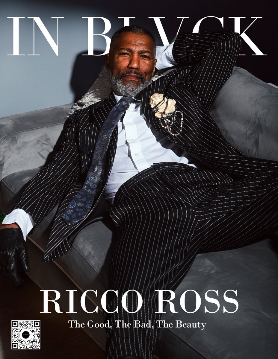 blackishpress's tweet photo. Veteran actor Ricco Ross brings the same commanding presence he is known for on screen into a compelling cover feature for IN BLACK Magazine.

Featured in the edition titled “Ricco Ross: The Good, The Bad, and The Beauty,” the actor currently starring in Netflix's Beauty in Black created by Tyler Perry, joins creative director and stylist Marcus G. Blassingame to explore the intersection of craft, personal image, and cultural impact.

Equally central to the feature is the celebration of Ross’s refined personal aesthetic: sophisticated, comfortable, and effortlessly elevated. That sensibility aligns seamlessly with the broader theme of the issue: celebrating Black excellence with intention, where fashion, media, and artistry reinforce one another to forge culture.

The volume also highlights a diverse lineup of visionary creators and brands, underscoring the power of cross-disciplinary collaboration in contemporary fashion and luxury.

🔗 https://t.co/OvG1FpOik3
