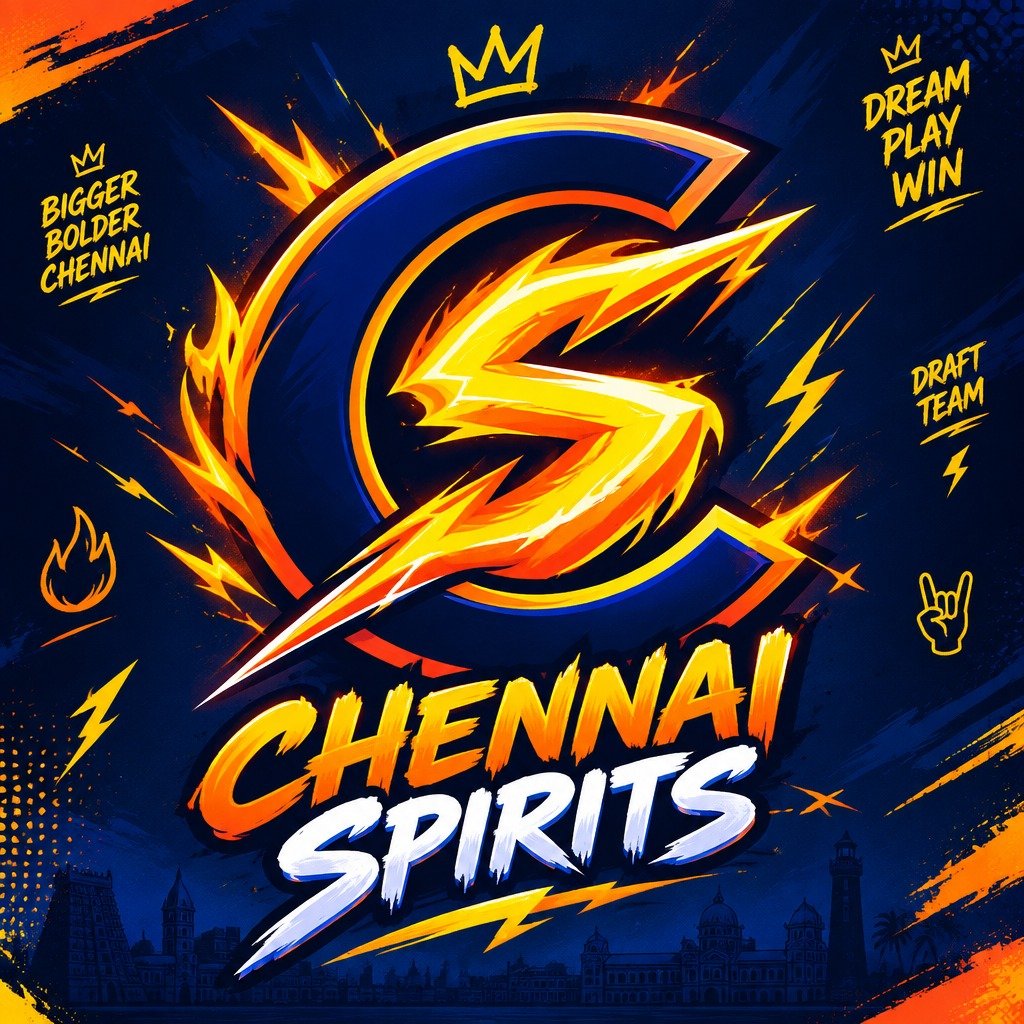 MasterGames_ofc's tweet photo. Mr.Akshay Has Signed the Second team of the Mastermind Ultimate Draft.

Welcome to the Ultimate Draft 

Chennai Spirits
@ImKL01

Go well Ahead and All the best🔥.

Chennai Spirits Logo👇 https://t.co/zlUceG1Kie