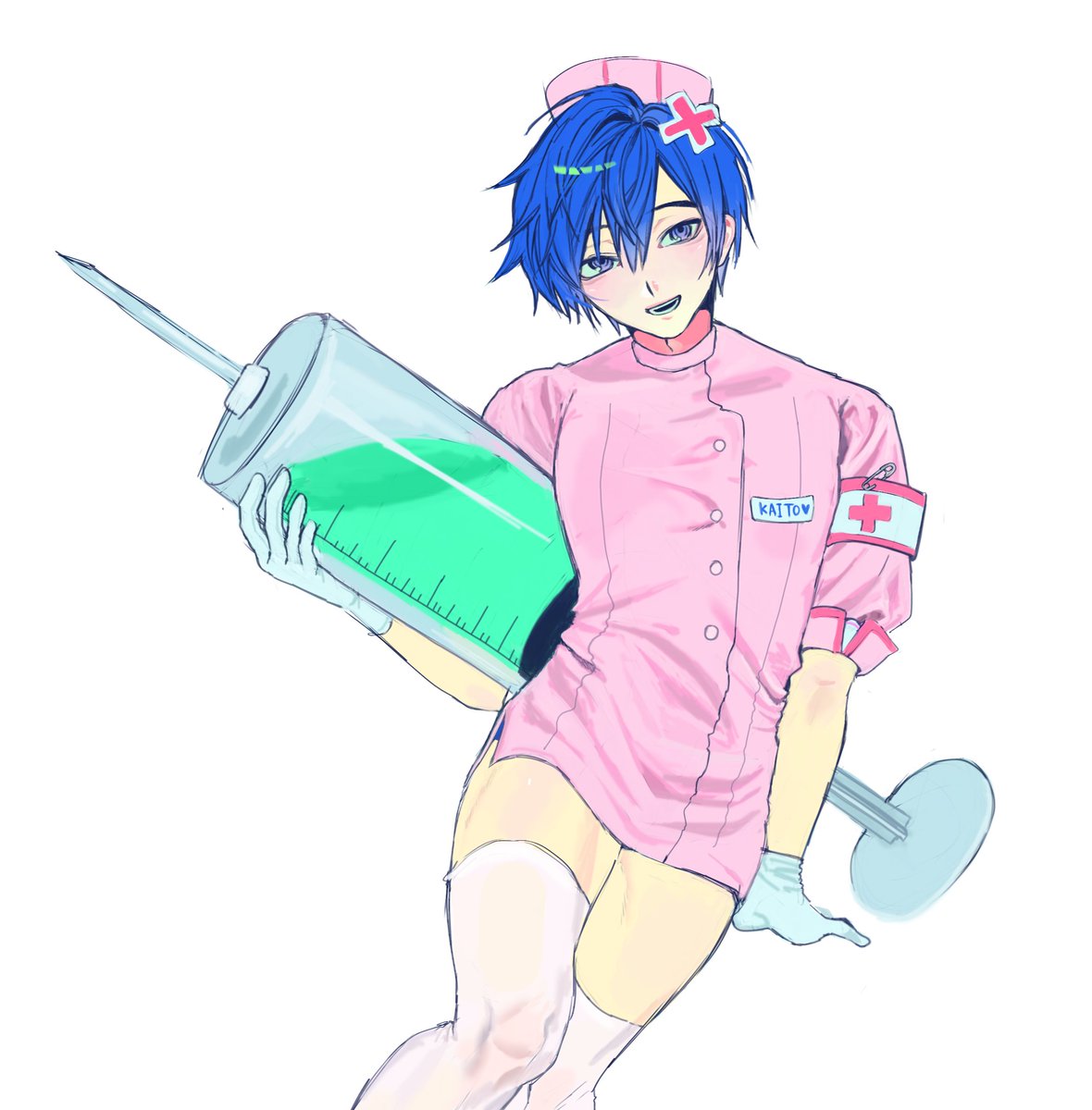 letsgo_on33's tweet photo. 💉전에 그렷던 간호사 카이토🩷
#KAITO https://t.co/t4XsUQO0ne