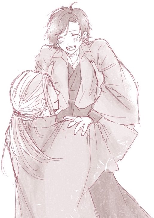 hp_mznt's tweet photo. ざかざか落書きなんですけど、好きな感じに描けたので上げます
泰麒の幸せな笑顔が見たいの気持ちで描きました https://t.co/aOkxNWS5uM