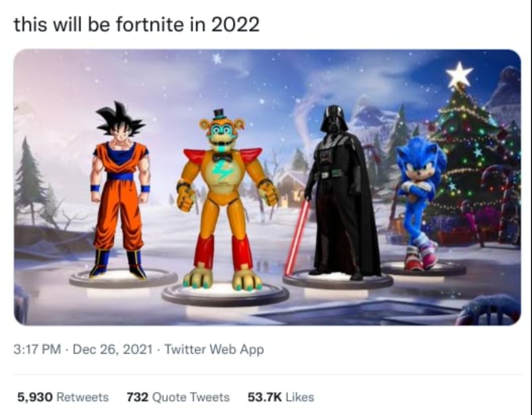 HYPEX's tweet photo. this is fortnite now https://t.co/ywBa2PSMDI