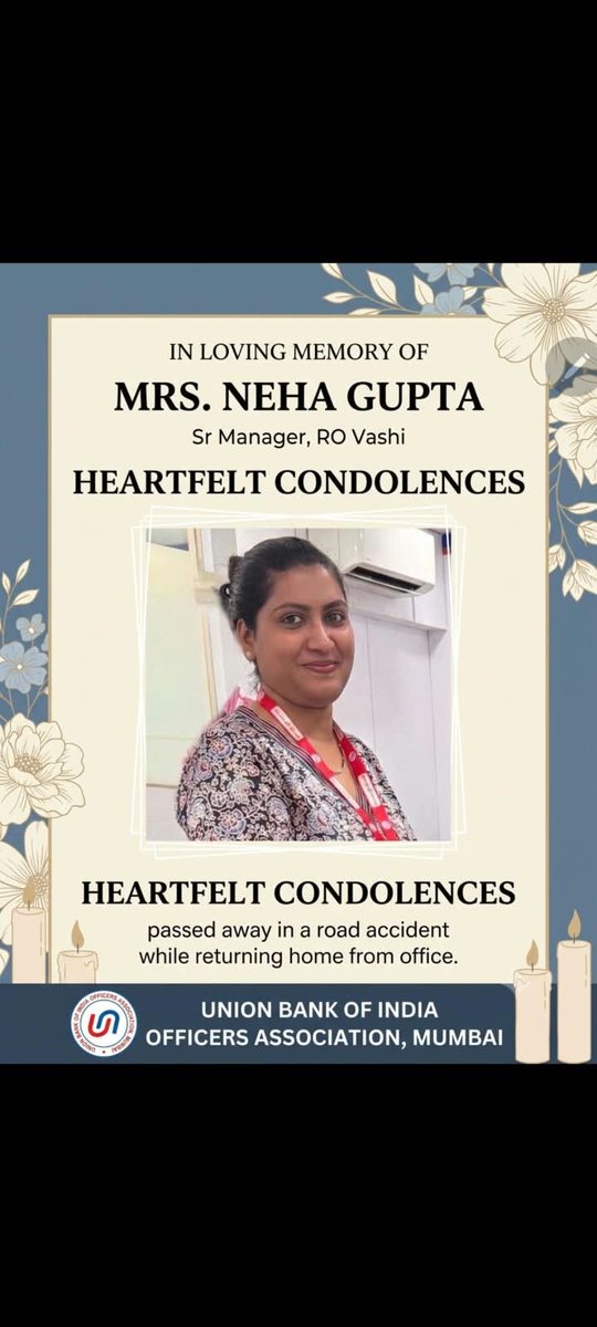 BanksCircular's tweet photo. *Two deaths in Union Bank on Sunday: Who will take responsibility for these deaths - Government, @RBI or Bank?
One more death in Union Bank. 
Branch Manager in Chennai died in road accident while going to duty. 

 Female officer died in Mumbai while returning from duty.
#blackday https://t.co/k0uAZcC0Lh