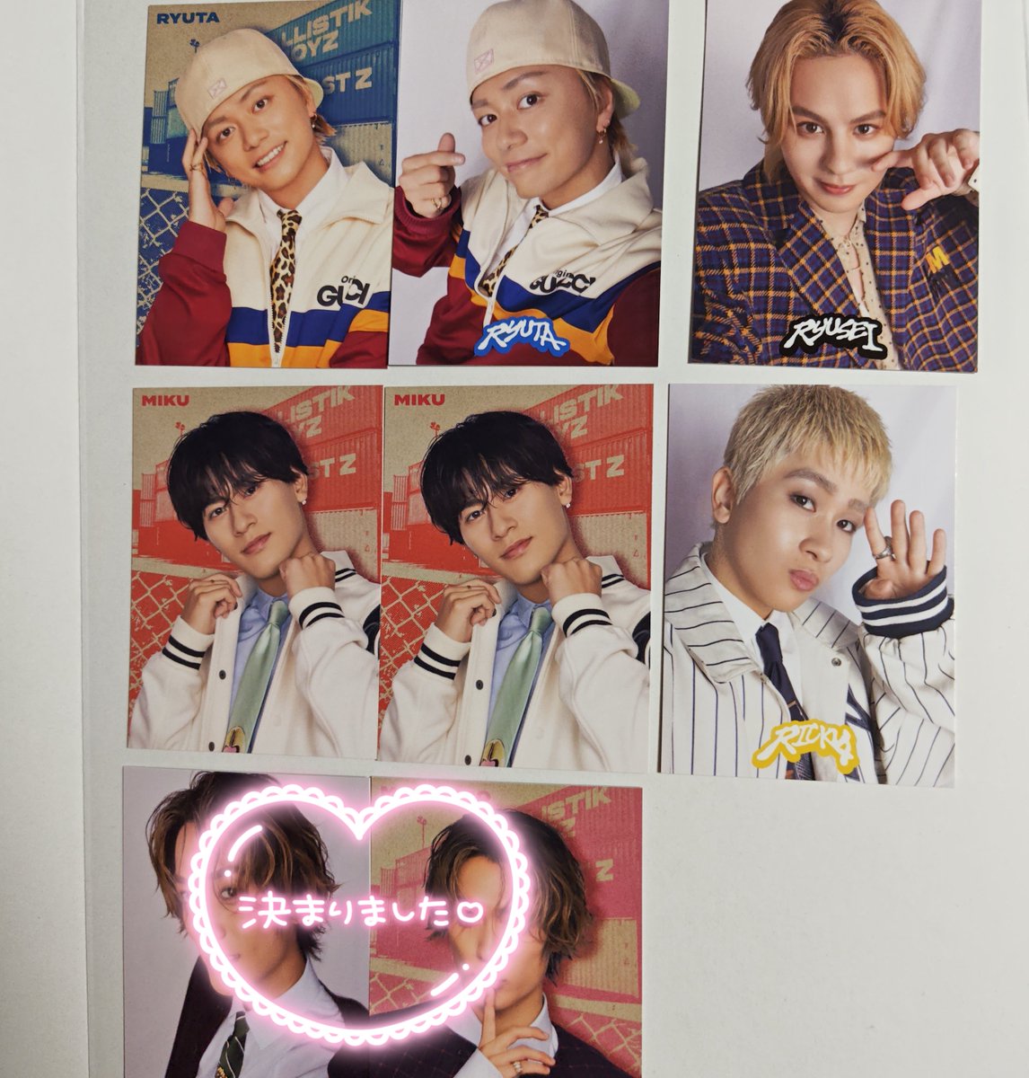 muscat_11_'s tweet photo. BALLISTIK BOYZ バリ BBZ
BEAT BLAST Z 〜Our Place〜
フォトカード フォトカ

譲 日髙竜太 海沼流星 深堀未来 奥田力也

求 松井利樹

11/3アリーナ東京公演または郵送

交換可能な方がいましたらお写真付きでリプお願いいたします。 https://t.co/b3Pf4WjV2M