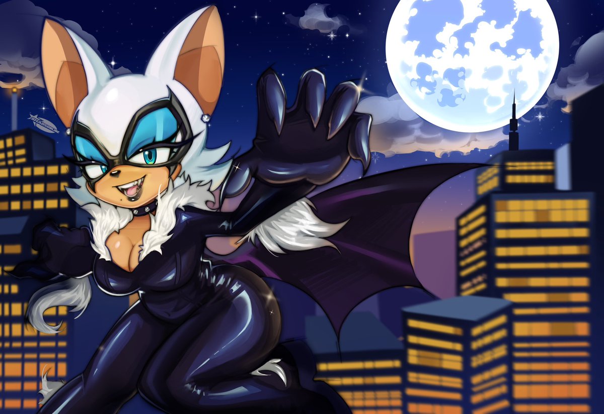 shadsonline's tweet photo. Black Cat! Rouge 😼

#rougethebat https://t.co/LgO0AmtI5Z