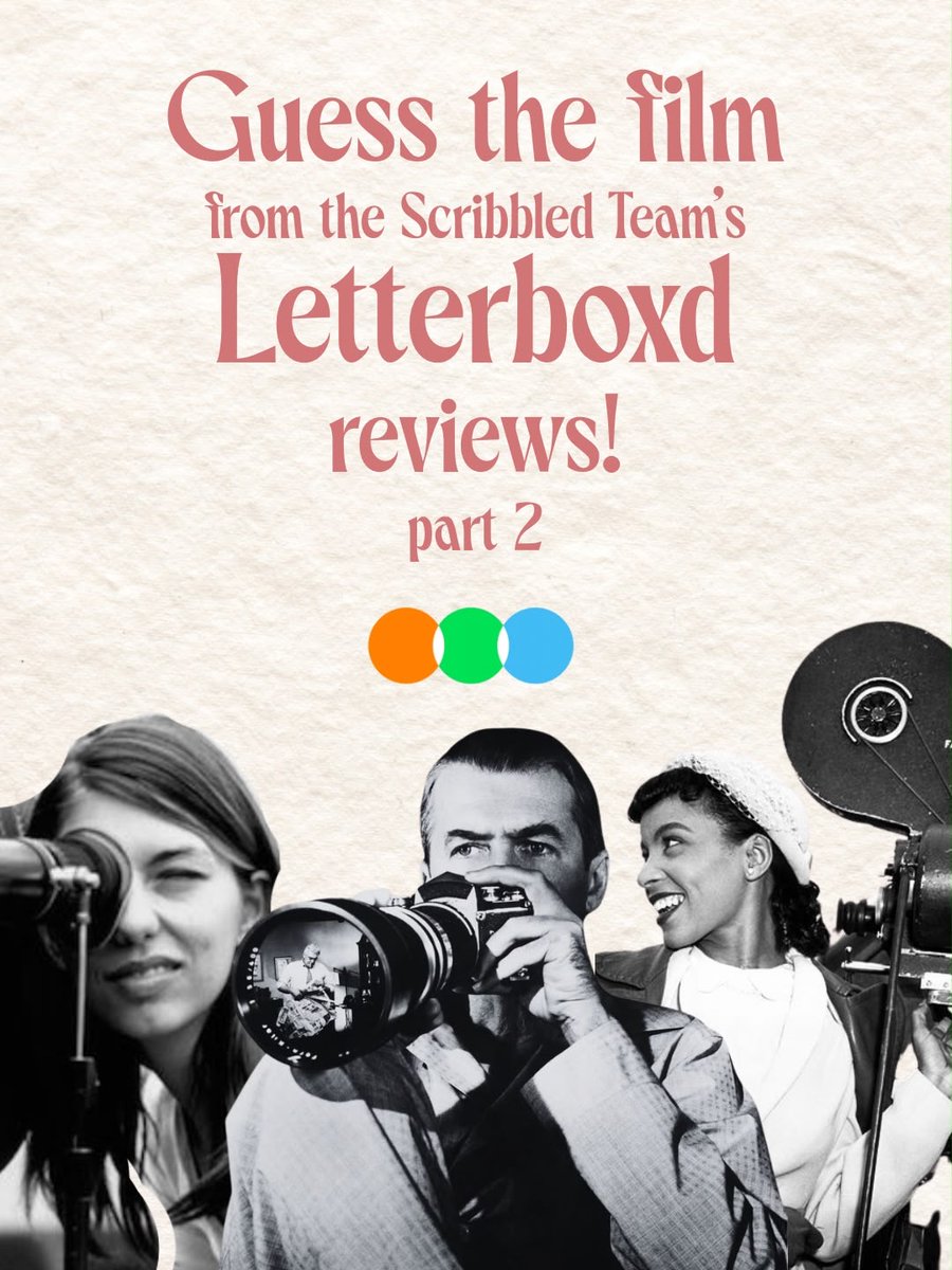 ReynaBuschnn's tweet photo. Lights, camera, what? The Scribbled team’s film reviews are back—and, as usual, almost impossible to decipher. Can you identify the films? What have you been watching this summer? Submissions reopen September 1. Five comments. https://t.co/fL9UoPsv4a