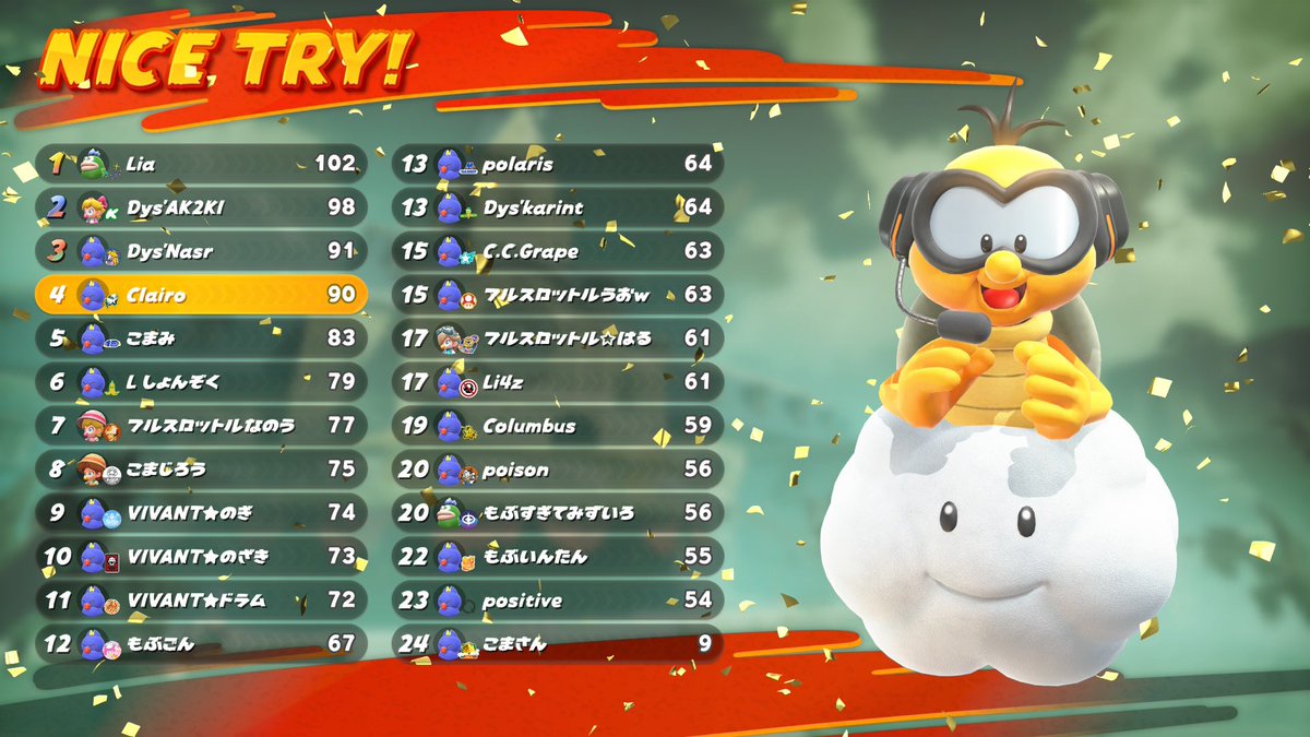 tyson_mk8's tweet photo. Out in quarters. Go next https://t.co/v5yQcMcpE1