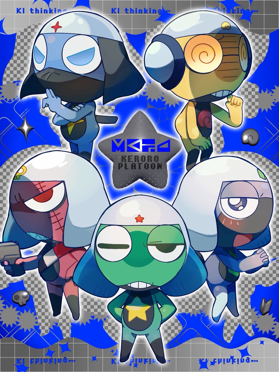 keroro_404's tweet photo. ⚠︎捏造原型メタｹ小隊⚠︎ https://t.co/dHwAxbyYZD