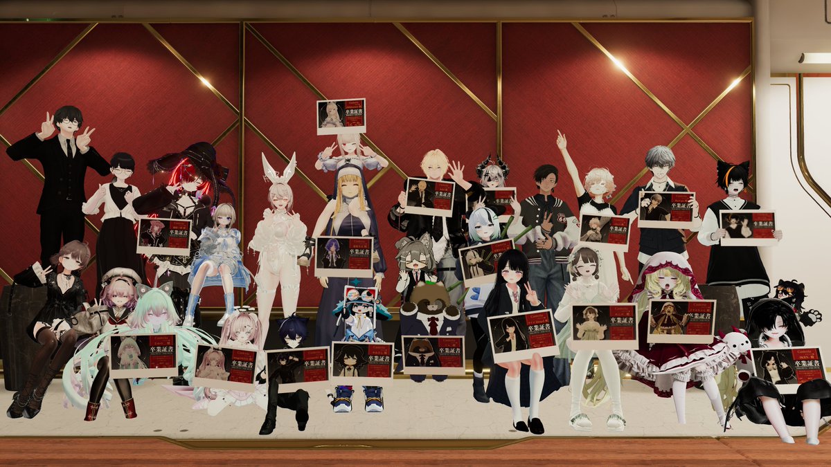 Chitarabi_VRC's tweet photo. Casteria2期、無事に卒業式を迎えました!
長いようであっという間の2週間だったね…!
これから先、みんなが何かに挑戦したり、悩んだりしたときに、Casteriaでの思い出がそっと背中を押してくれるようなものになっていたら嬉しいです!
みんな、卒業おめでと~~~っ✨✨
#Casteria #超ねこ速度 https://t.co/2ESTUvATdE
