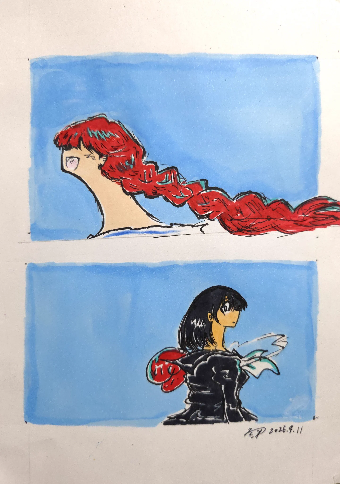 私の書いた絵 わたみ on X: 