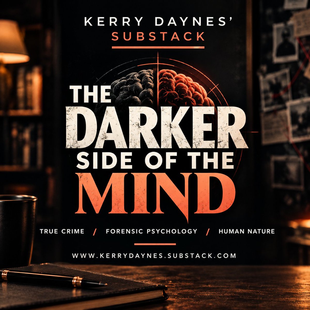 KerryDaynes's tweet photo. I’m Kerry Daynes, a forensic psychologist, author, broadcaster, host of The Profiler podcast, and professional nosy parker.

For 30 years, I’ve worked around the darker edges of human behaviour: serious crime, offenders, victims, police investigations, deception, behavioural analysis and the criminal justice system.

On my Substack, I write about the things that fascinate me: true crime, forensic psychology, dark personalities, human nature and the stories behind the headlines.

Expect memoir, behind-the-scenes stories, The Profiler podcast notes, psychological deep dives, things I’ve learned from the people I work with, and the occasional rant when something requires an emergency cup of tea and a rapid debrief.

True crime without the serial-killer fan club. Psychology without the jargon. And plenty of questions/answers about why people do the things they do.

Please come and have a look around - https://t.co/Bia0nCx0OM 

Kerry x