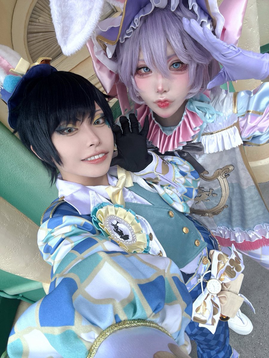 Fm68Ws's tweet photo. 𝚆𝚑𝚒𝚝𝚎 𝚁𝚊𝚋𝚋𝚒𝚝 𝙵𝚎𝚜🐰💖❕
#Dハロ仮装2026 #Dハロツイステ https://t.co/oy0CX8wAPs