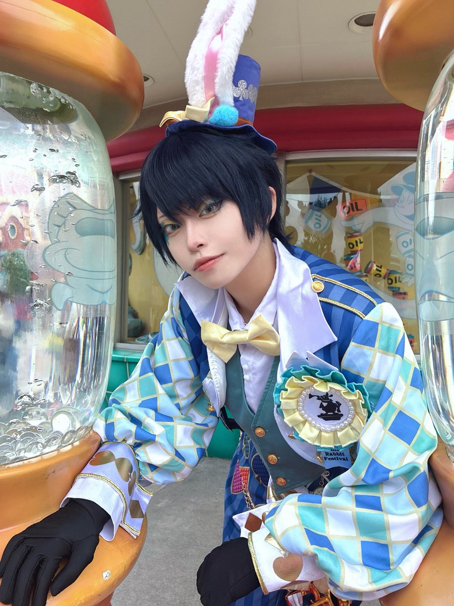 Fm68Ws's tweet photo. 𝚆𝚑𝚒𝚝𝚎 𝚁𝚊𝚋𝚋𝚒𝚝 𝙵𝚎𝚜🐰💖❕
#Dハロ仮装2026 #Dハロツイステ https://t.co/oy0CX8wAPs