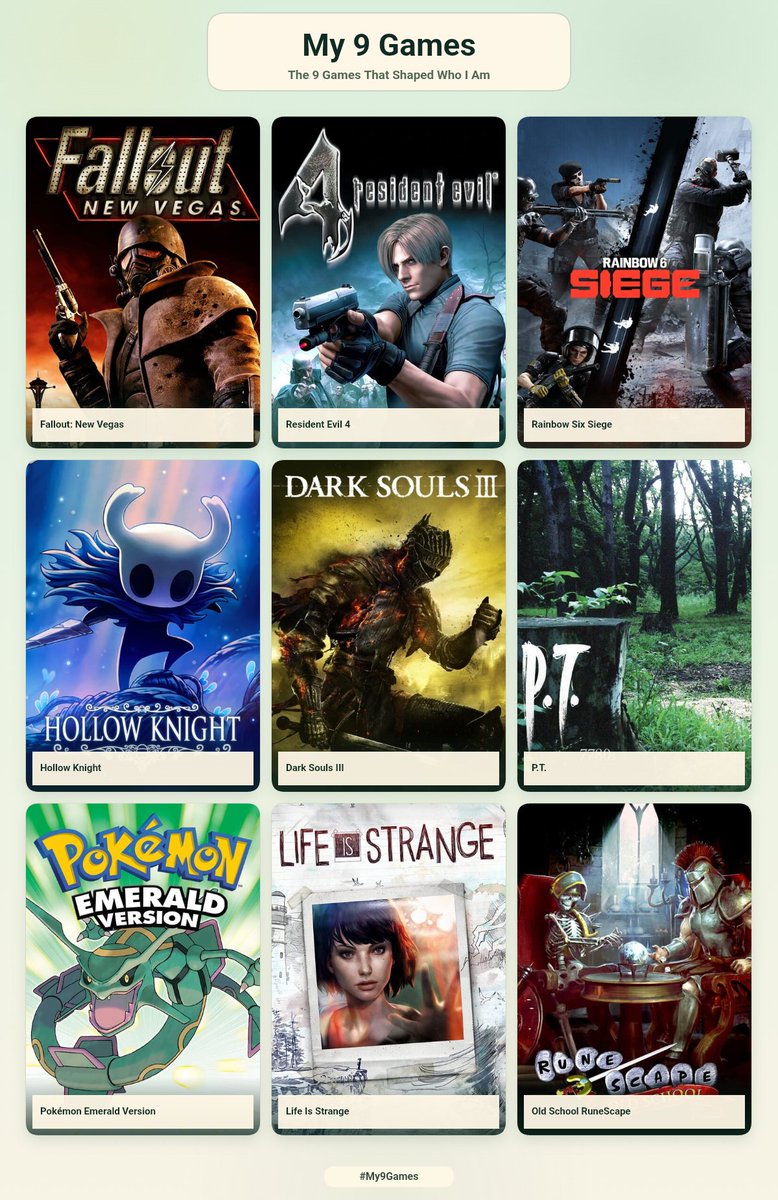 Lilith_ByDesign's tweet photo. Trying to not overlap franchises and only include games that I couldn't put down for at least 2 months at a time https://t.co/WMkX38B0G5