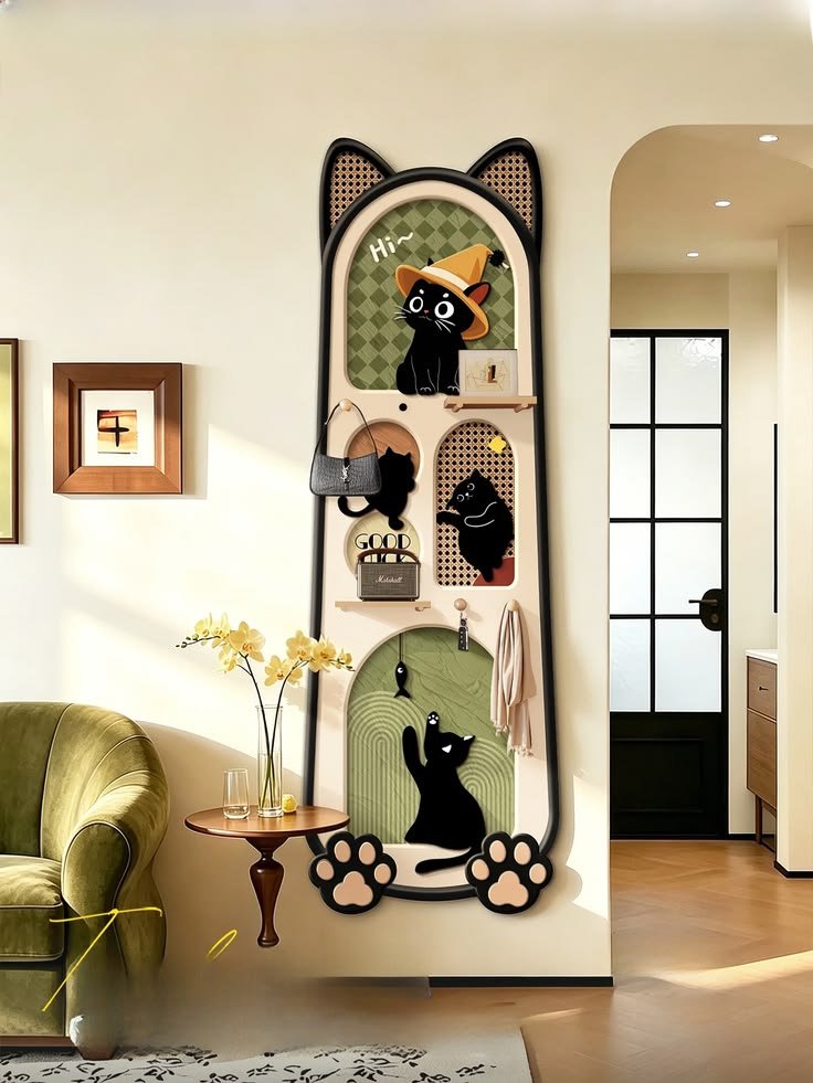 Arthetec's tweet photo. Whimsical Kawaii / Modern Cat-Themed Organizer Panel https://t.co/ufIIMfGMth