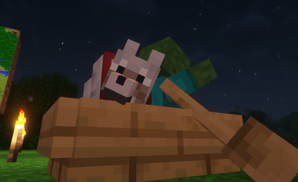 LY3RU's tweet photo. 我CP（並不是　#Minecraft https://t.co/yWmlGdL06s