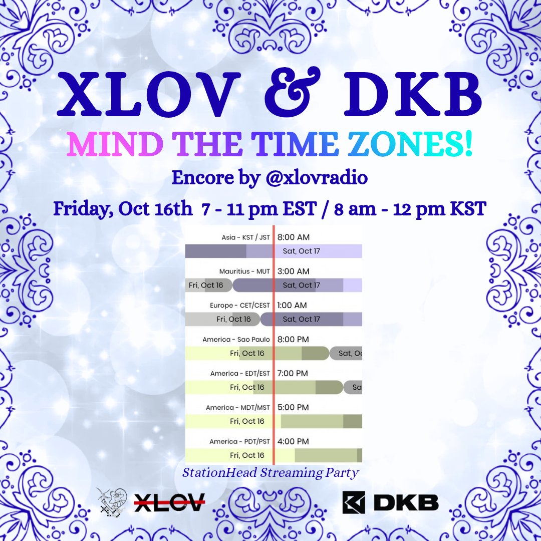 AhjummaAlley's tweet photo. A special THANK YOU to all #Evols &amp; #BBs who support these amazing artists. 

I will host an encore stream of our collab with @DKB_Streaming on 

https://t.co/6o2KO7iR9i
Friday, Oct. 16, 7-11 pm EDT. 

*Mind the Time Zones*

Please follow DJ accounts for On Air notifications 🙏 https://t.co/sTDh0yegOq
