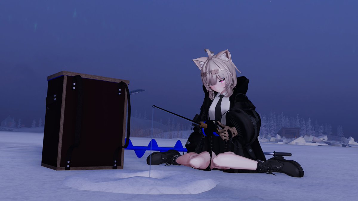 dawymora's tweet photo. お魚釣りをするナユちゃん
#Nayu3D #VRChat https://t.co/lZ46bSn4Jc