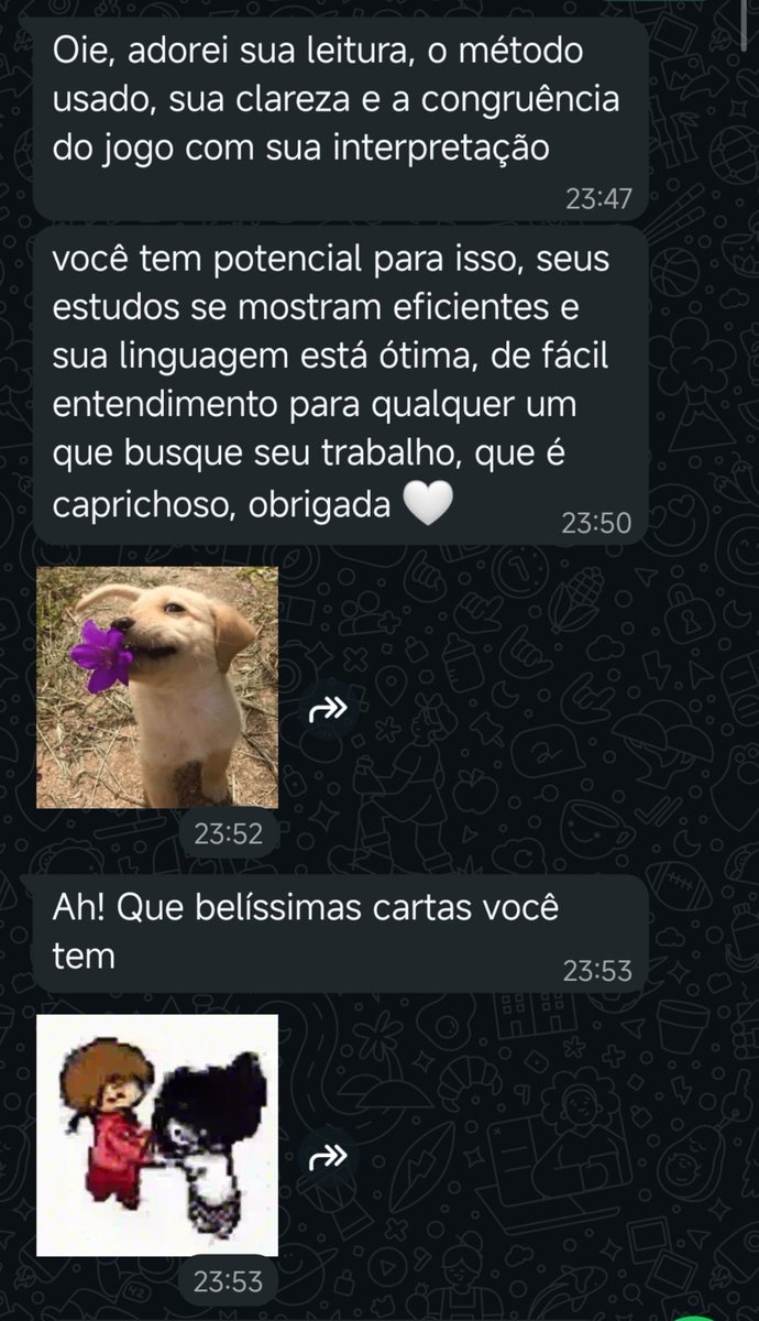 LiladiLua's tweet photo. Tiragem sobre caminhos pessoais + Feedback ✨
Agende sua tiragem na DM https://t.co/icNuUDaDKJ