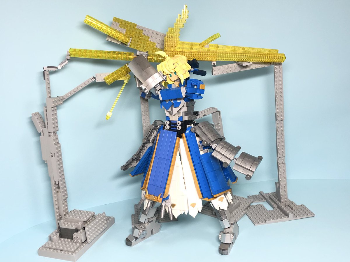 nananichibonze's tweet photo. 『約束された勝利の剣（エクスカリバー）』

#fate
#LEGO https://t.co/x7fsA7C9Ku