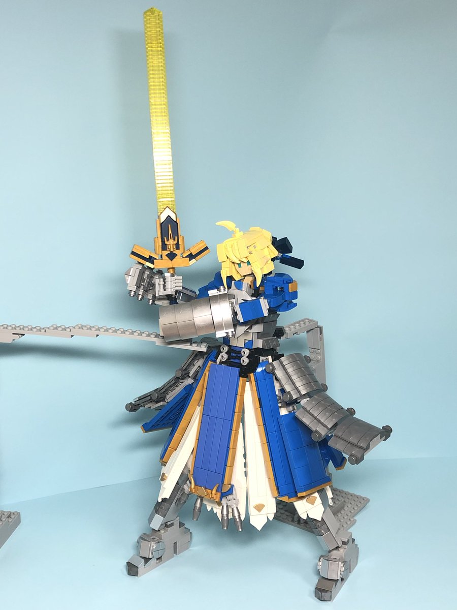 nananichibonze's tweet photo. 『約束された勝利の剣（エクスカリバー）』

#fate
#LEGO https://t.co/x7fsA7C9Ku