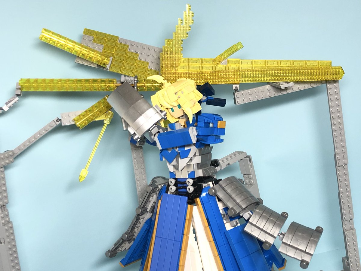nananichibonze's tweet photo. 『約束された勝利の剣（エクスカリバー）』

#fate
#LEGO https://t.co/x7fsA7C9Ku