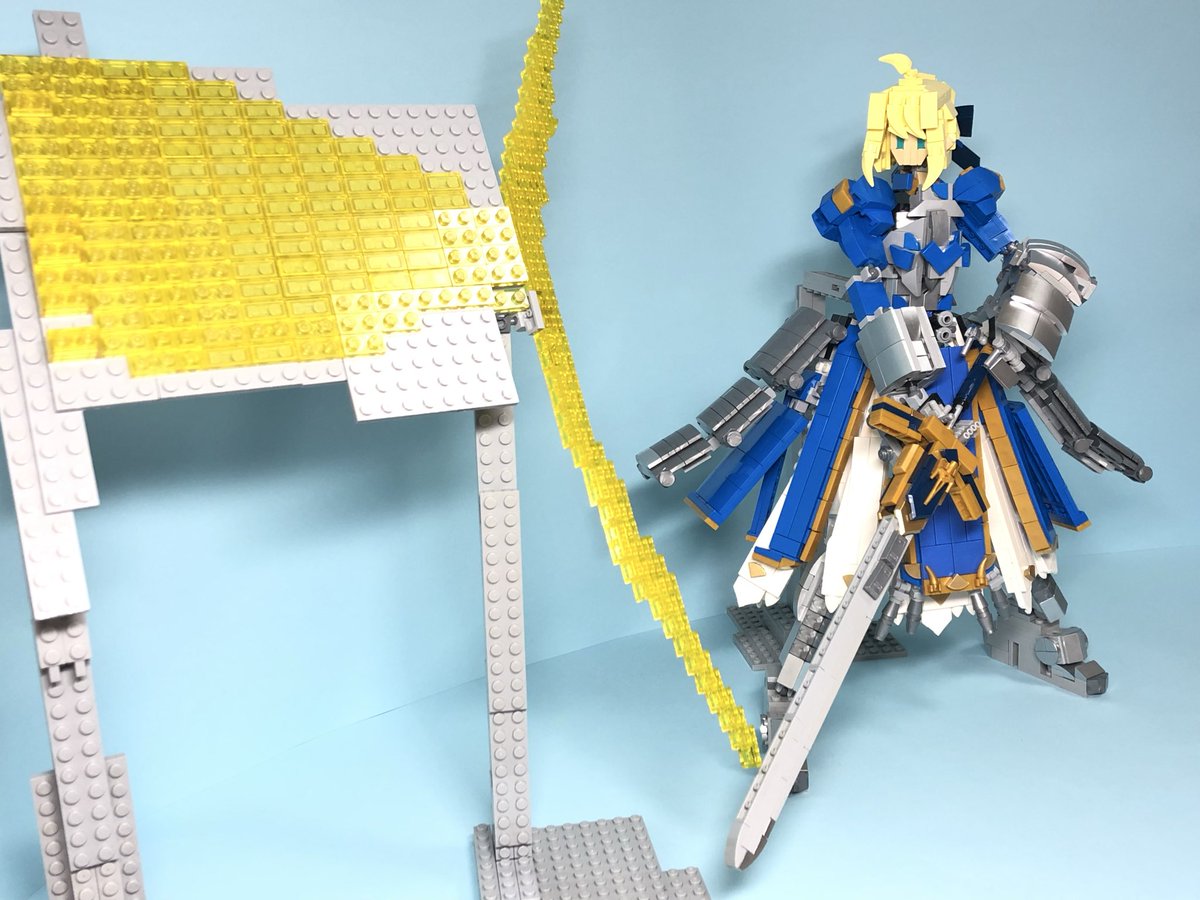 nananichibonze's tweet photo. 『約束された勝利の剣（エクスカリバー）』

#fate
#LEGO https://t.co/x7fsA7C9Ku