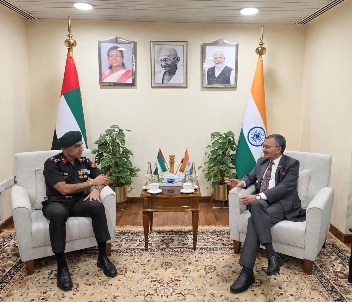 armylover247's tweet photo. #DefenceCooperation 🇮🇳📷#AAST were held in Abu Dhabi. Both sides reviewed existing defence cooperation, with focus on sharing best practices, expanding professional exchanges and enhancing participation in courses and workshops in India.

https://t.co/y0KioDeoZn