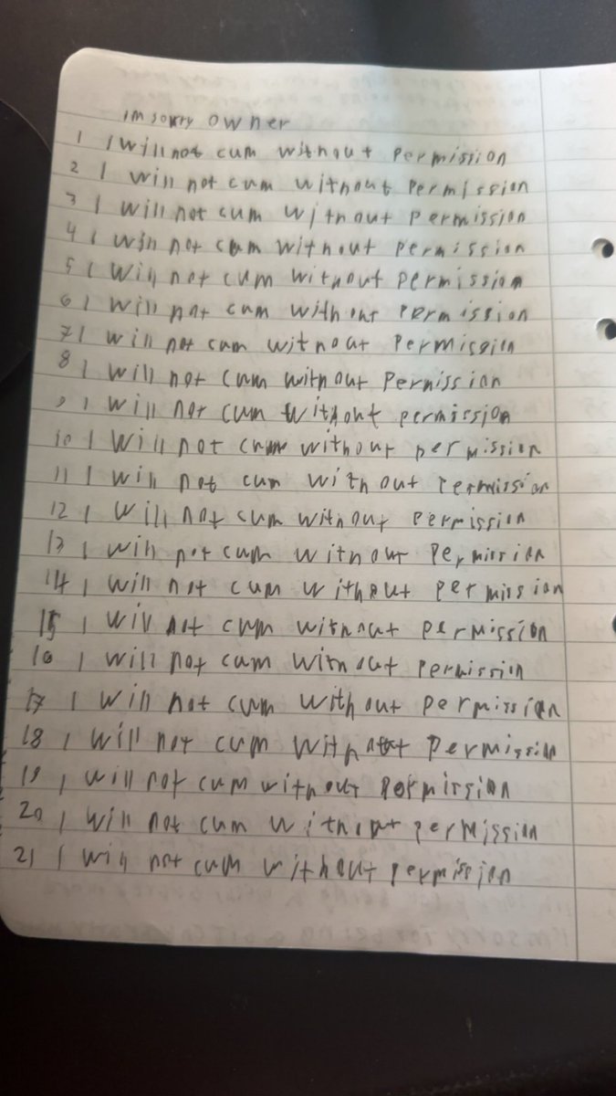 BarkingPupGirl's tweet photo. This is what happens when you can’t keep your paws off

Sorry for the handwriting once again >~<
I’m lucky I got of so easy with only 35 :3 https://t.co/YRVSCd2RlE