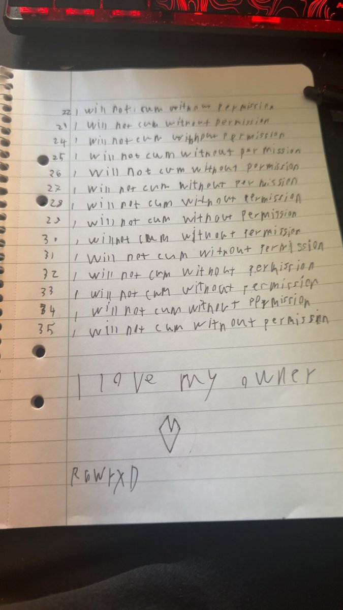 BarkingPupGirl's tweet photo. This is what happens when you can’t keep your paws off

Sorry for the handwriting once again >~<
I’m lucky I got of so easy with only 35 :3 https://t.co/YRVSCd2RlE