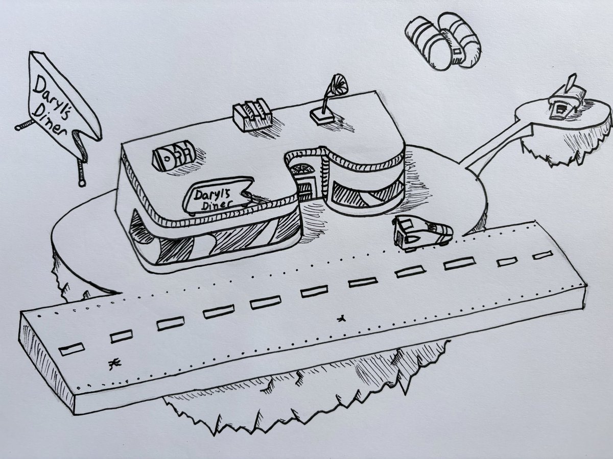 AlathianGalaxy's tweet photo. #shiptember Day 27 - Space Diner https://t.co/trO9VNNW3f