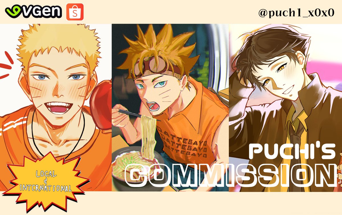 puch1_x0x0's tweet photo. 🌻Puchi's Commission Open🌻

[♡ and ⤿ are appreciated!]

Sept-Oct 𝙘𝙤𝙢𝙢𝙞𝙨𝙨𝙞𝙤𝙣 is open!
° Take 5 slot only
° Slow turnaround due to college commitments
° Slight price increase:( I hope you’ll still consider my commissions. 🌻
#VgenComm #artidn #opencommission https://t.co/Kn2LmTCIPg