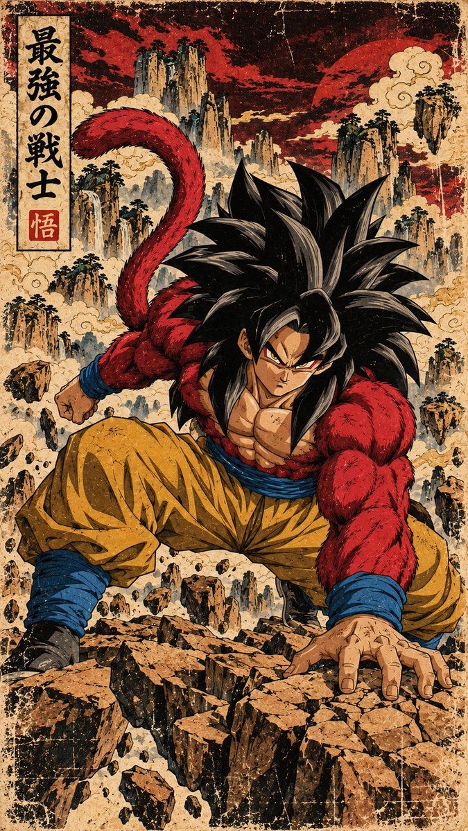 GuruWallpaper1's tweet photo. Dragon Ball GT https://t.co/dSteQuwMfO