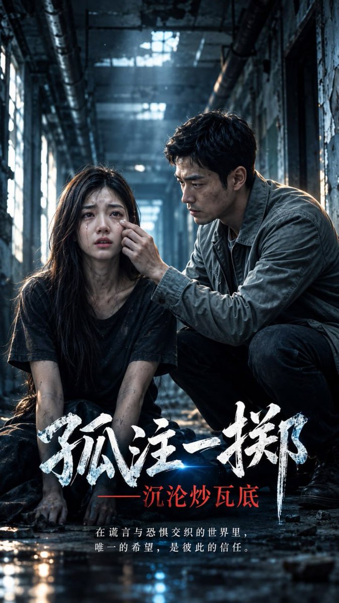Dollcvt0V0's tweet photo. 她无处可去。

而他是她唯一能信任的人。

在一个建立在谎言和恐惧之上的世界里，
信任可能是危险的。
🎬 孤注一掷
一个关于信任、恐惧和生存的故事。

禁果短剧：https://t.co/GVrv7NQkof

敬请期待。🍎 https://t.co/B0X61EF150