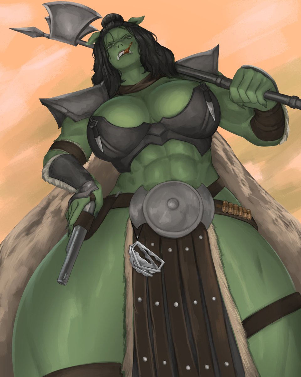 Palemancer's tweet photo. piggy orc https://t.co/T2RXWe94ky