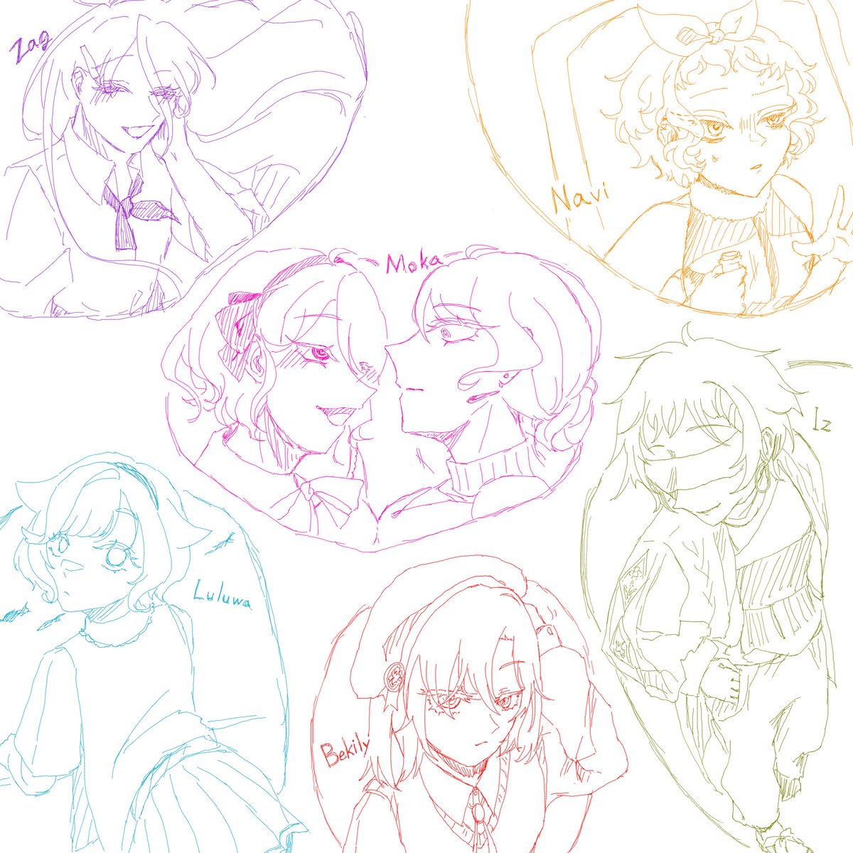 yorozu_07's tweet photo. @sousakuTL 
色塗りたかったけど今日が終わるので終了！！
こちらも構って頂きありがとうございました〜！ https://t.co/gUOKTwbO2k