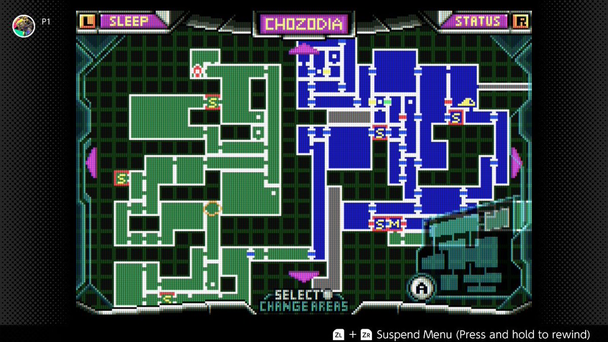 DippedGamingTTV's tweet photo. And WTF is this Chozodia map? 

(Metroid: Zero Mission) https://t.co/XL2d96njm1
