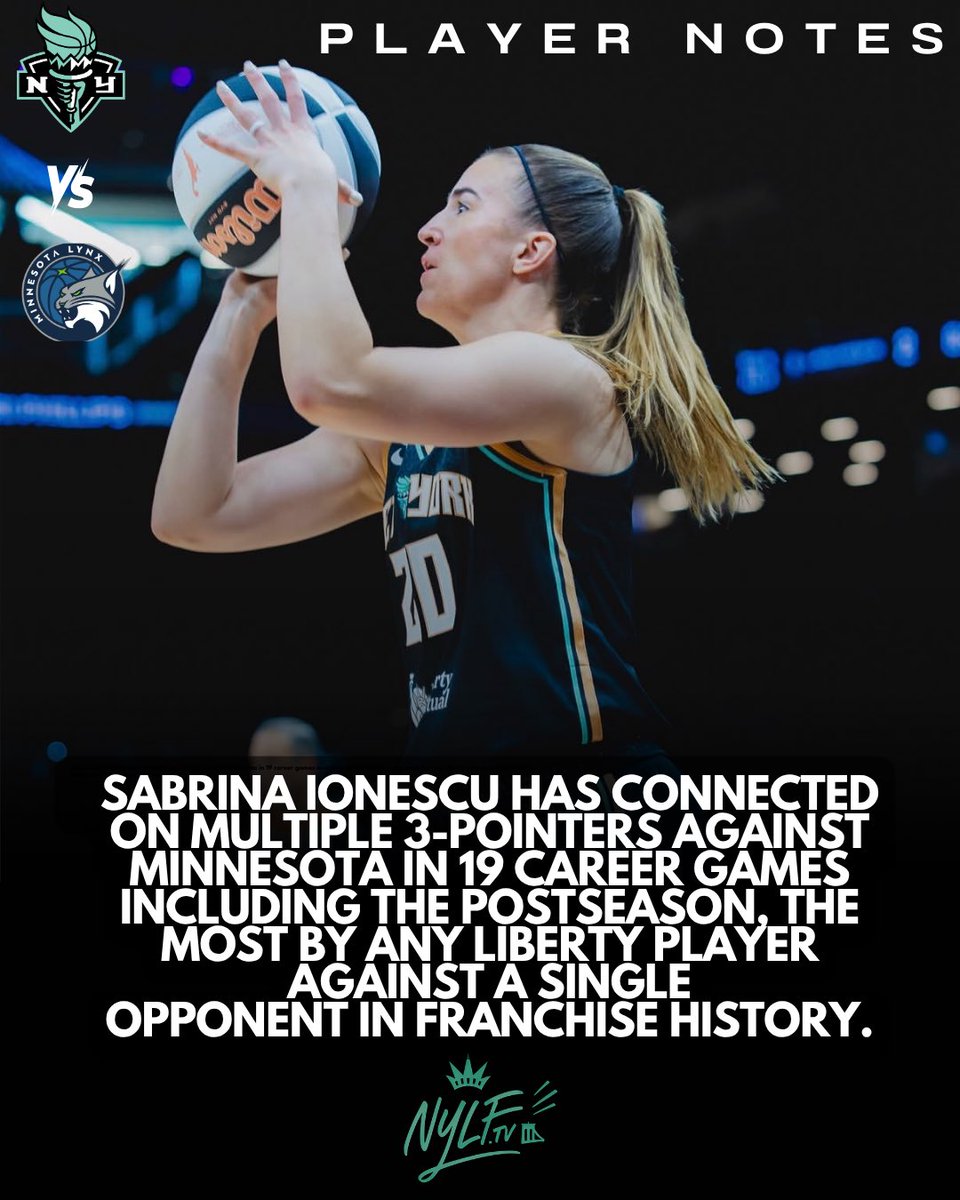 NYLibertyFanTV's tweet photo. Happy WNBA Playoffs ๐งก What better way to start then a rematch of the 2024 WNBA Finals ๐ฅ
@nyliberty ๐ @minnesotalynx
โฐ 2PM
๐บ ABC
๐ Target Center
#wnba #nyliberty #nylftv https://t.co/ovMsXby7IN